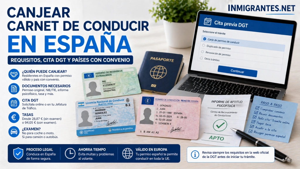 Canjear carnet de conducir en España: requisitos y cita DGT Canjear carnet de conducir en España: requisitos y cita DGT