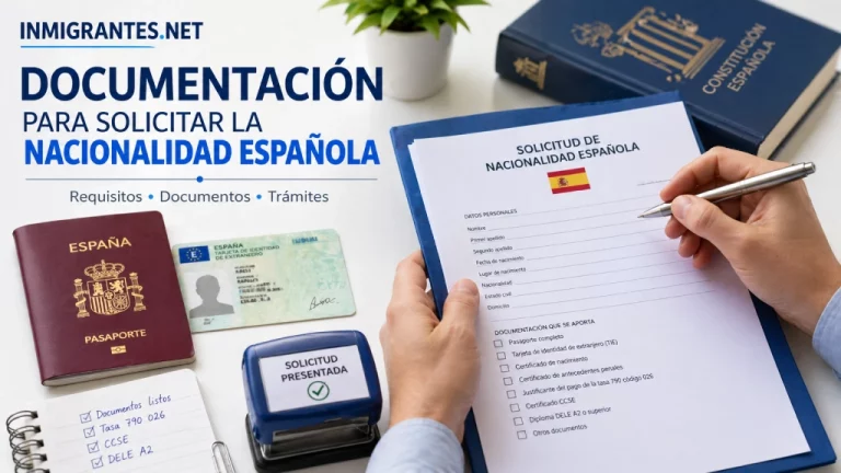 Documentación para solicitar la nacionalidad española