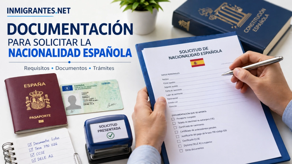 Documentación para solicitar la nacionalidad española Documentación para solicitar la nacionalidad española