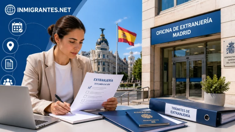 Oficina de Extranjería en Madrid: cita previa, sedes y trámites