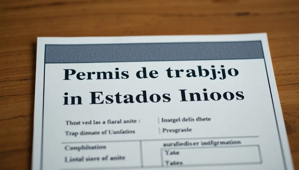 Permiso de trabajo en Estados Unidos para españoles