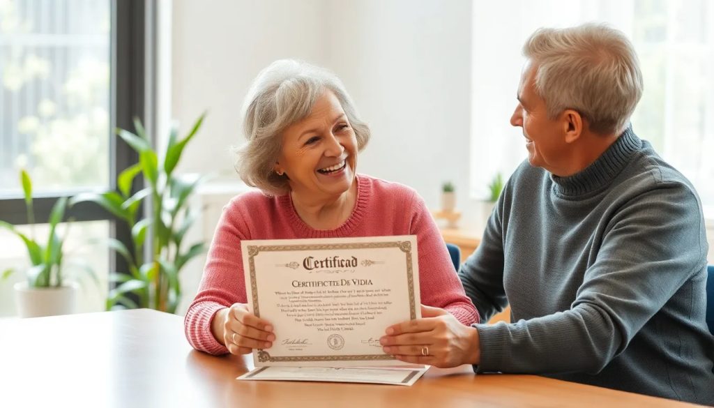 Objeto y uso del certificado de fe de vida o fe de estado